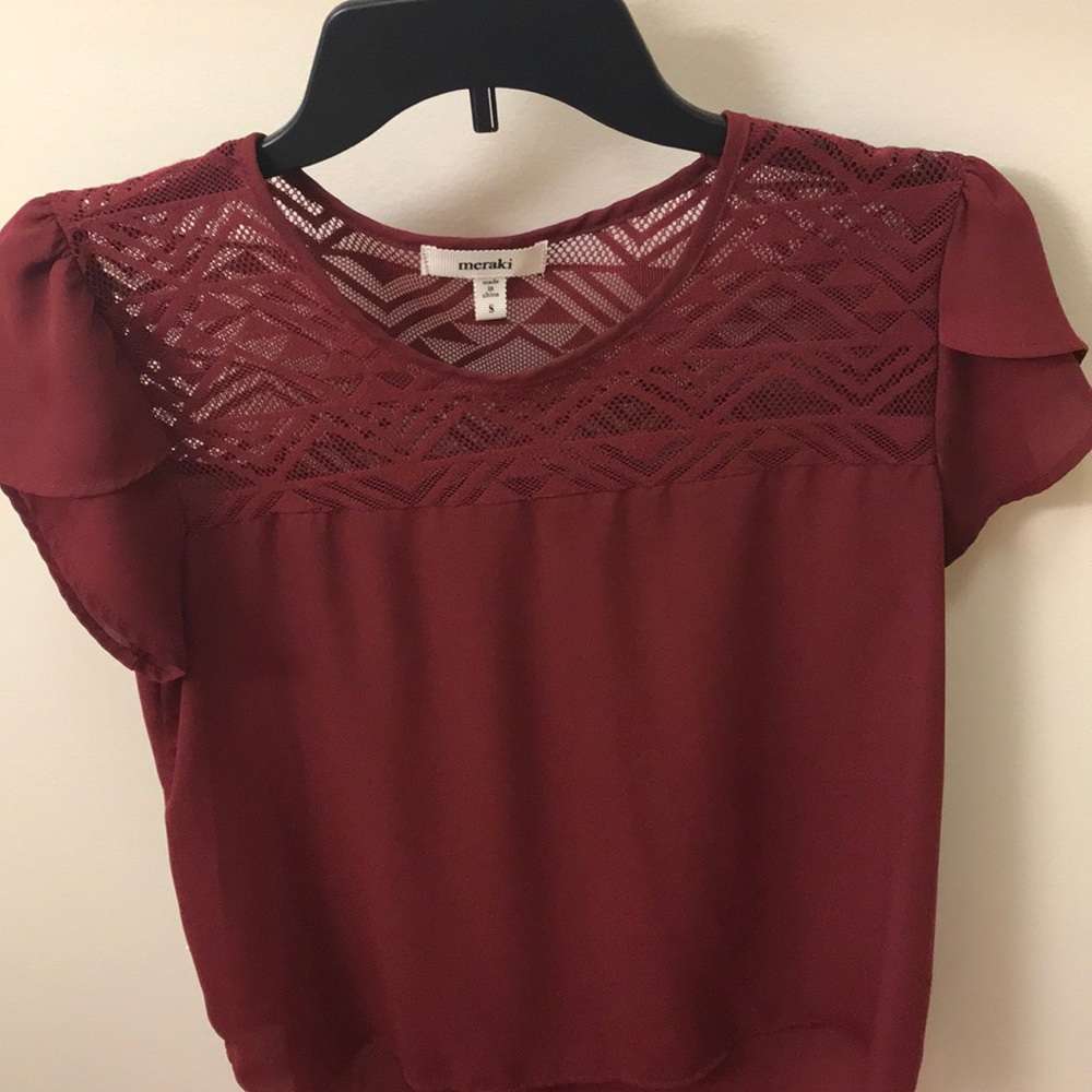 Cute chiffon top